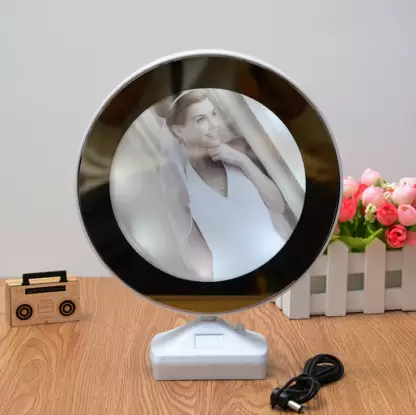 Magic Mirrror Photo Frame Round #FM01