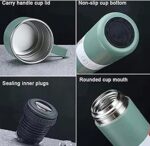 Travel Flask With 3Cup Color Green - Image 2