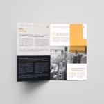 Multicolour Brochure A4 Bifold 4 Pages for Corporate, Commercial, Business, Events and Personal use - BG-BRA4-01 - Image 6