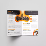 Multicolour Brochure A4 Bifold 4 Pages for Corporate, Commercial, Business, Events and Personal use - BG-BRA4-01 - Image 8