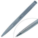 Grey Color Gun Metal Ball Pen - For Office, College, Personal Use - BG-JA111BPGM