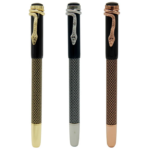 Golden, Silver and Copper Color Roller Ball Pen - For Office, College, Personal Use - BG-JA116RPC - Image 5