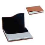 Tan Magnetic Business Visiting Card Holder - For Corporate Gifting, Event Gifting, Freebies, Promotions BG-JA01