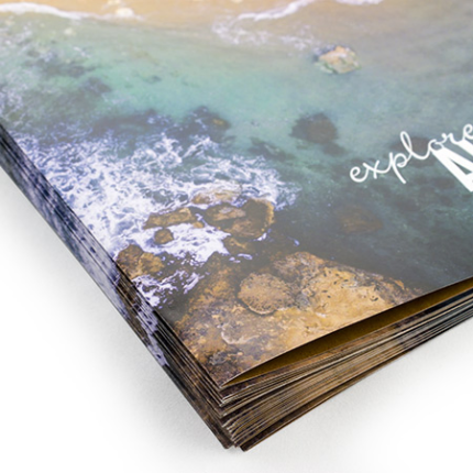 Multicolour Brochure A3 Bifold 4 Pages for Corporate, Commercial, Business, Events and Personal use - BG-BRA3-02