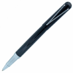 Executive Black Color Roller Ball Pen with Silver Clip - For Office, College, Personal Use - BG-JA679RPBKSC - Image 3