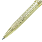 Gold Color Ball Pen in Golden Clip - For Office, College, Personal Use - BG-JA111BPGC - Image 4