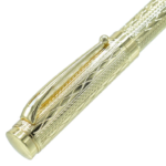 Gold Color Ball Pen in Golden Clip - For Office, College, Personal Use - BG-JA111BPGC - Image 3