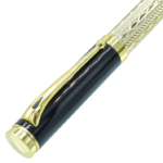 Golden & Black Color Ball Pen - For Office, College, Personal Use - BG-JA9158BPHG - Image 3