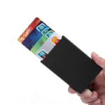 Personalized RFID Blocking Business Card, Debit Card, cum Credit Card Holder - For Corporate Gifting, Event Gifting, Freebies, Promotions BG-JAST001BK - Image 7