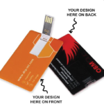 Fully Both Side Personalized Credit Card shape USB Pendrive for Promotions, Giveaway, Corporate, and Personal Gifting BG-HKCSC002