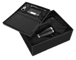 Black 6in1 Combo Gift Set Bottle, Mug, Pen, Keychain, Notebook, and Cardholder - For Employee Joining Kit, Corporate, Client or Dealer Gifting BG-JKSR176 - Image 6