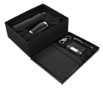 Black 6in1 Combo Gift Set Bottle, Mug, Pen, Keychain, Notebook, and Cardholder - For Employee Joining Kit, Corporate, Client or Dealer Gifting BG-JKSR176 - Image 5