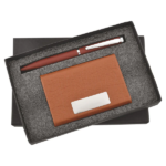 Pen and Cardholder 2in1 Combo Gift Set - For Employee Joining Kit, Corporate, Client or Dealer Gifting, Promotional Freebie BG-JKSR113