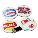 Fully Both Side Personalized Round Shape Card USB Pendrive for Promotions, Giveaway, Corporate, and Personal Gifting BG-HKCS003 - Image 4