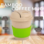 Personalized 250ml Eco-Friendly Bamboo Coffee Mug - For Corporate, Client or Dealer Gifting, Promotional Freebie BG-BGH222 - Image 8