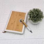Wooden Gift Set 2in1 Notebook Diary, and Pen - For Employee Joining Kit, Corporate, Client or Dealer Gifting BG-PCH961