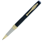 Unique Black Color Ball Pen with Golden Clip - For Office, College, Personal Use - BG-JAI10BPBKGC - Image 3