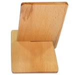 Personalized Folding Wooden Mobile Phone Holder cum Stand - For Personal, Corporate Gifting, Return Gift, Event Gifting, Promotional Freebies BG-MS01 - Image 4