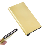 Golden Business Card Holder - For Corporate Gifting, Event Gifting, Freebies, Promotions BG-JAST-001GD
