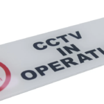 CCTV In Operation White Self Adhesive Sticker - For Shops, Hospitals, Schools, Corporates, Offices BG-CCTV001 - Image 3