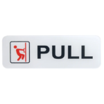 Push Pull Horizontal Self Adhesive Sticker - For Shops, Hospitals, Schools, Corporates, Offices BG-PPH002 - Image 2