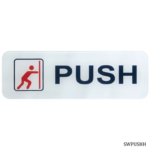 Push Pull Horizontal Self Adhesive Sticker - For Shops, Hospitals, Schools, Corporates, Offices BG-PPH002 - Image 4