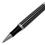 Silver & Black Color Roller Ball Pen - For Office, College, Personal Use - BG-JA051RP - Image 2