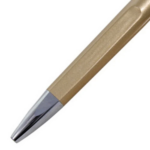 Light Brown Ball Pen with Silver Clip - For Office, College, Personal Use - Jalgaon - BG-JA799BPSN - Image 2