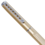 Light Brown Ball Pen with Silver Clip - For Office, College, Personal Use - BG-JA699BPSN