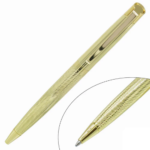Gold Color Ball Pen in Golden Clip - For Office, College, Personal Use - BG-JA111BPGC