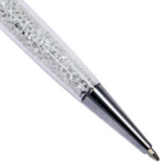 White & Silver Ball Pen - For Office, College, Personal Use - BG-JA020BPWE - Image 3