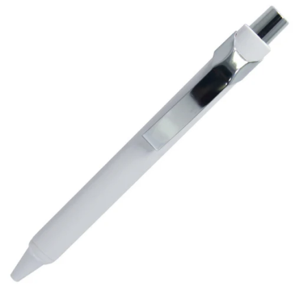 White Ball Pen - For Office, College, Personal Use - BG-JA1823BPWE