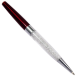Red Color Ball Pen with Diamond - For Office, College, Personal Use - BG-JA020BPRED - Image 3
