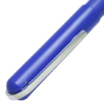 Royal Blue Color Roller Ball Pen with Silver Clip - For Office, College, Personal Use - BG-JAZERPBLSC - Image 2