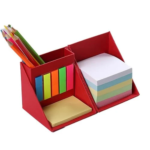 Eco-Friendly Stationary Cube with Sticky Memo Pad and Pen Holder - For Corporate, Client or Dealer Gifting, Promotional Freebie BG-B47C - Image 3