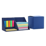 Eco-Friendly Stationary Cube with Sticky Memo Pad and Pen Holder - For Corporate, Client or Dealer Gifting, Promotional Freebie BG-B47C