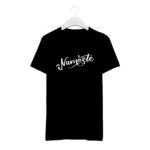 Round Neck T-Shirt “NAMASTE” – BG-RN78 - Image 2