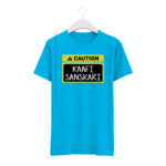 Round Neck T-Shirt “CAUTION - KAAFI SANSKARI” – BG-RN51 - Image 7