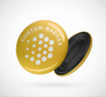 Customized Pin Badges - 44 mm Size - For Corporate Gifting, Event Freebies, Promotions, College or School Events BG-TGMDOB