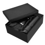 Black 6in1 Combo Gift Set Bottle, Mug, Pen, Keychain, Notebook, and Cardholder - For Employee Joining Kit, Corporate, Client or Dealer Gifting BG-JKSR176