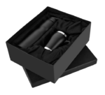 Black 6in1 Combo Gift Set Bottle, Mug, Pen, Keychain, Notebook, and Cardholder - For Employee Joining Kit, Corporate, Client or Dealer Gifting BG-JKSR176 - Image 2