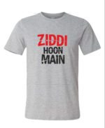Round Neck T-Shirt “ZIDDI HOON MAIN” – BG-RN48 - Image 7