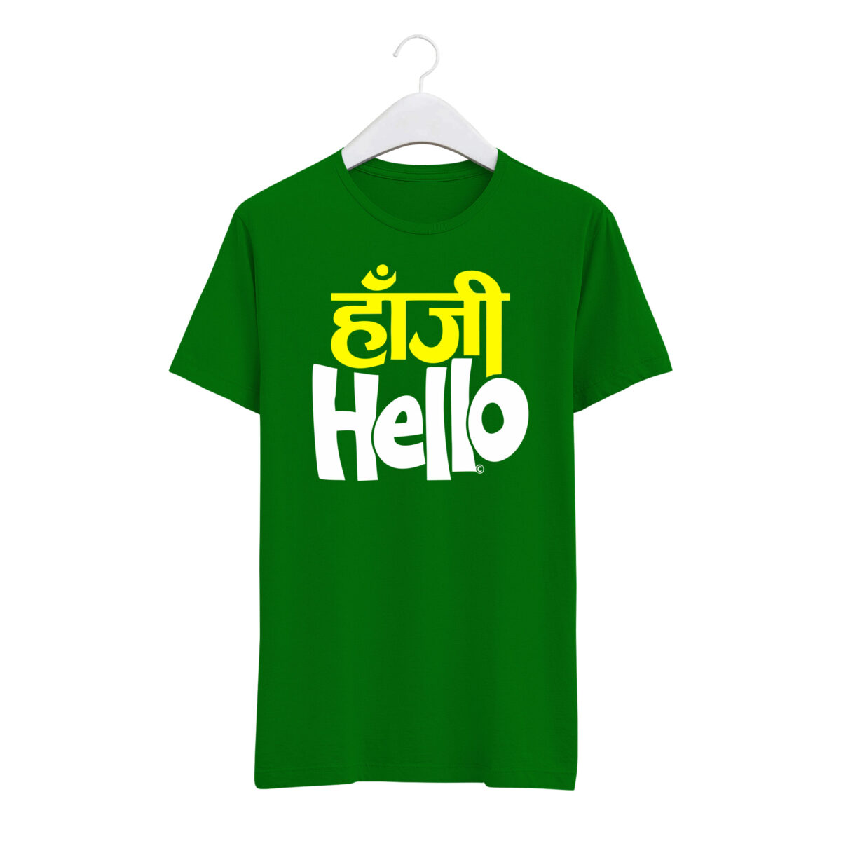 Round Neck T-Shirt “HAA JI HELLO” – BG-RN4 - Image 6
