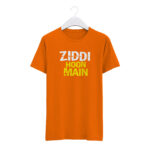 Round Neck T-Shirt “ZIDDI HOON MAIN” – BG-RN48 - Image 5