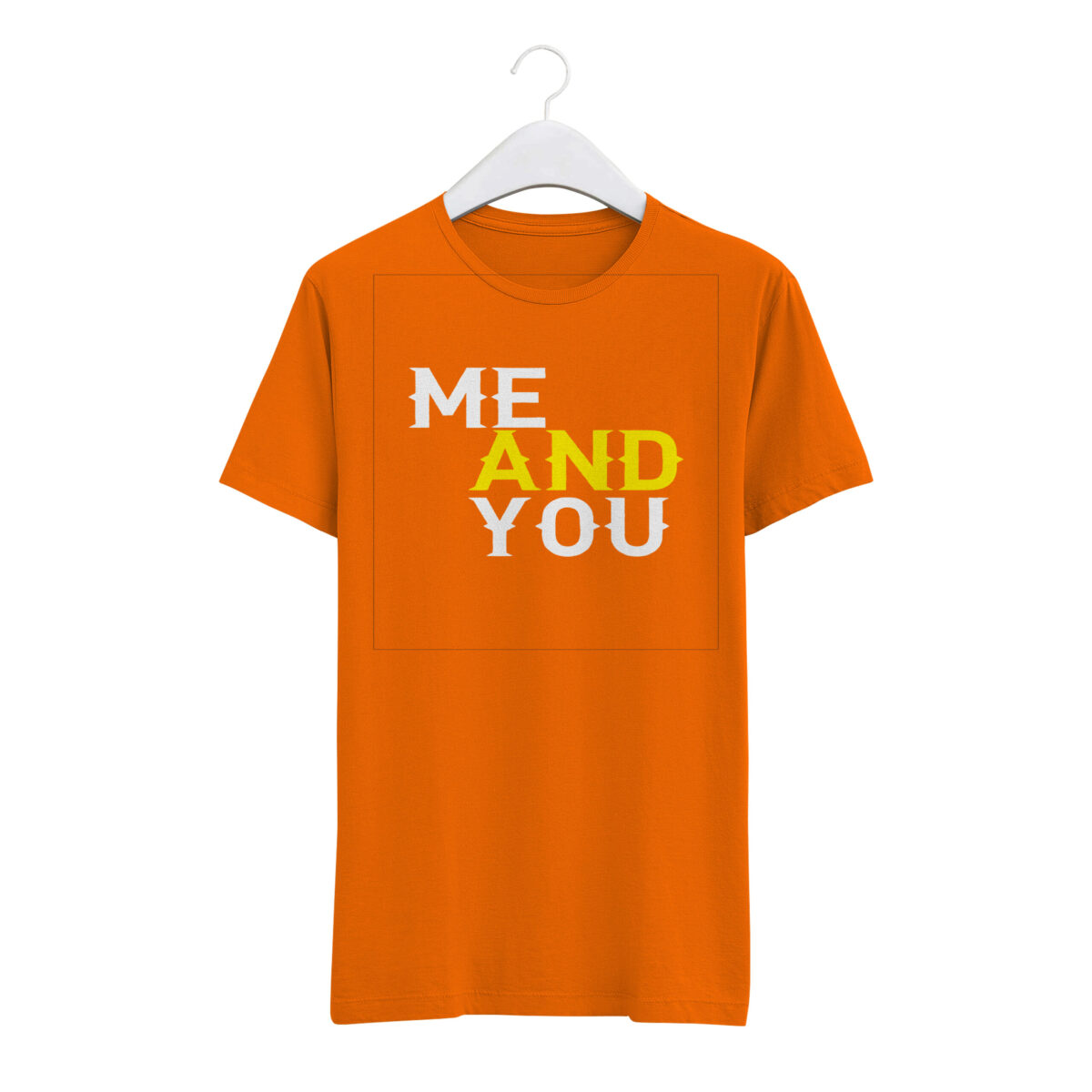 Round Neck T-Shirt “ME AND YOU” – BG-RN68 - Image 4
