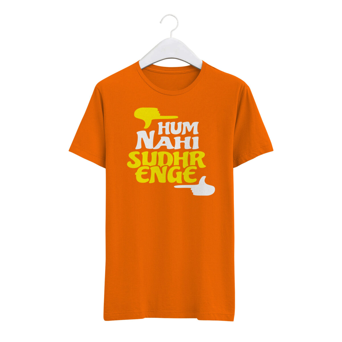 Round Neck T-Shirt “HUM NAHI SUDHARENGE” – BG-RN79 - Image 5