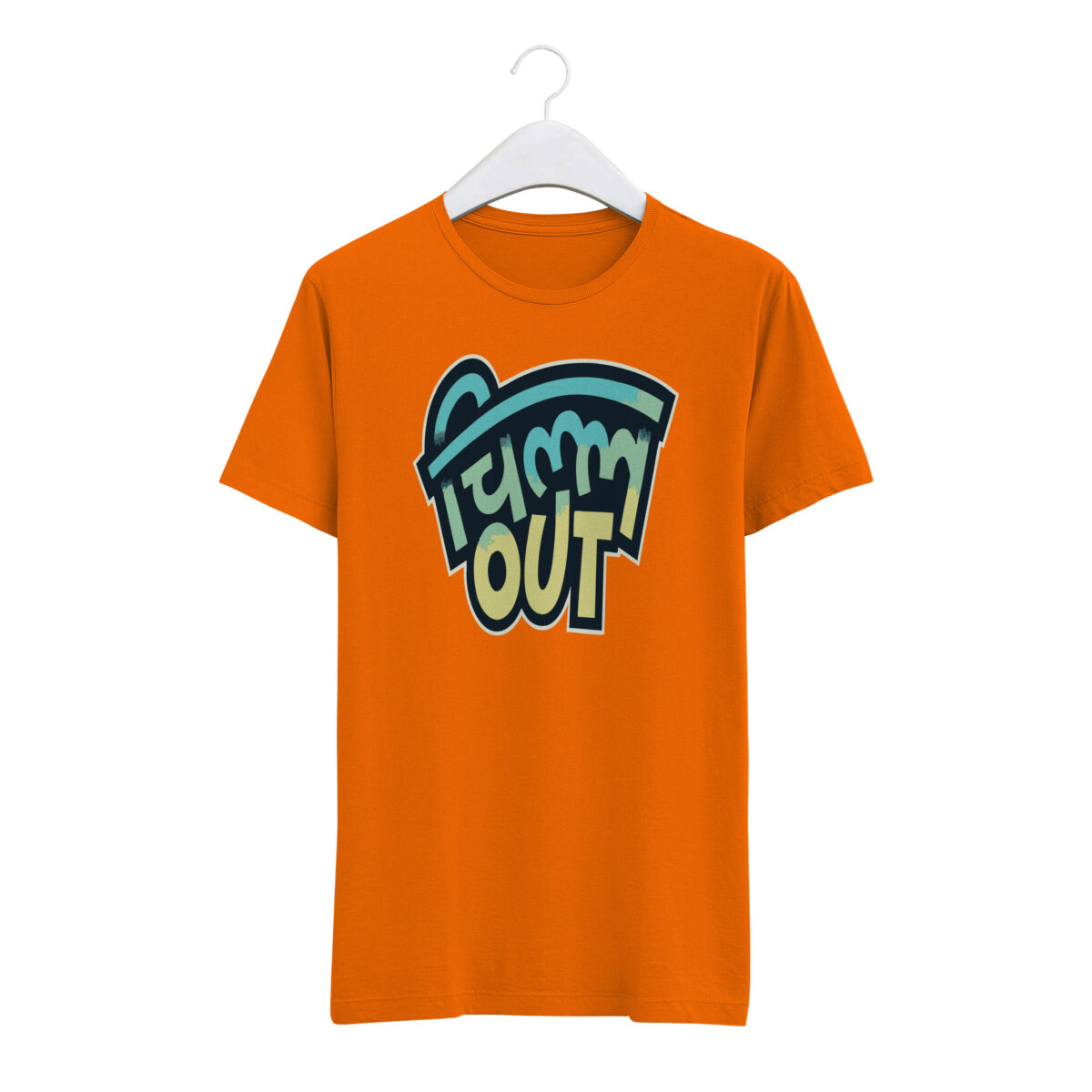 Round Neck T-Shirt “CHILL OUT” – BG-RN26 - Image 3