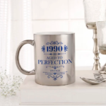 Personalized Metallic Ceramic Mug - Silver - for corporates, Events and personal use - BG-MSM02