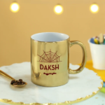 Personalized Golden Ceremic Mug - for corporates, events and personal use - BG-GCM004 - Image 3
