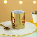 Personalized Golden Ceremic Mug - for corporates, events and personal use - BG-GCM004 - Image 2